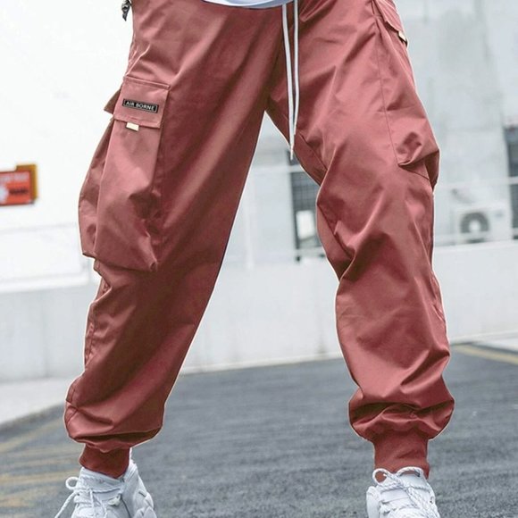 Maroon Mens Cargo Pants - Picture 5 of 5